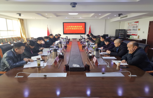 山東順和集團(tuán)黨委召開 2020年度組織生活會
